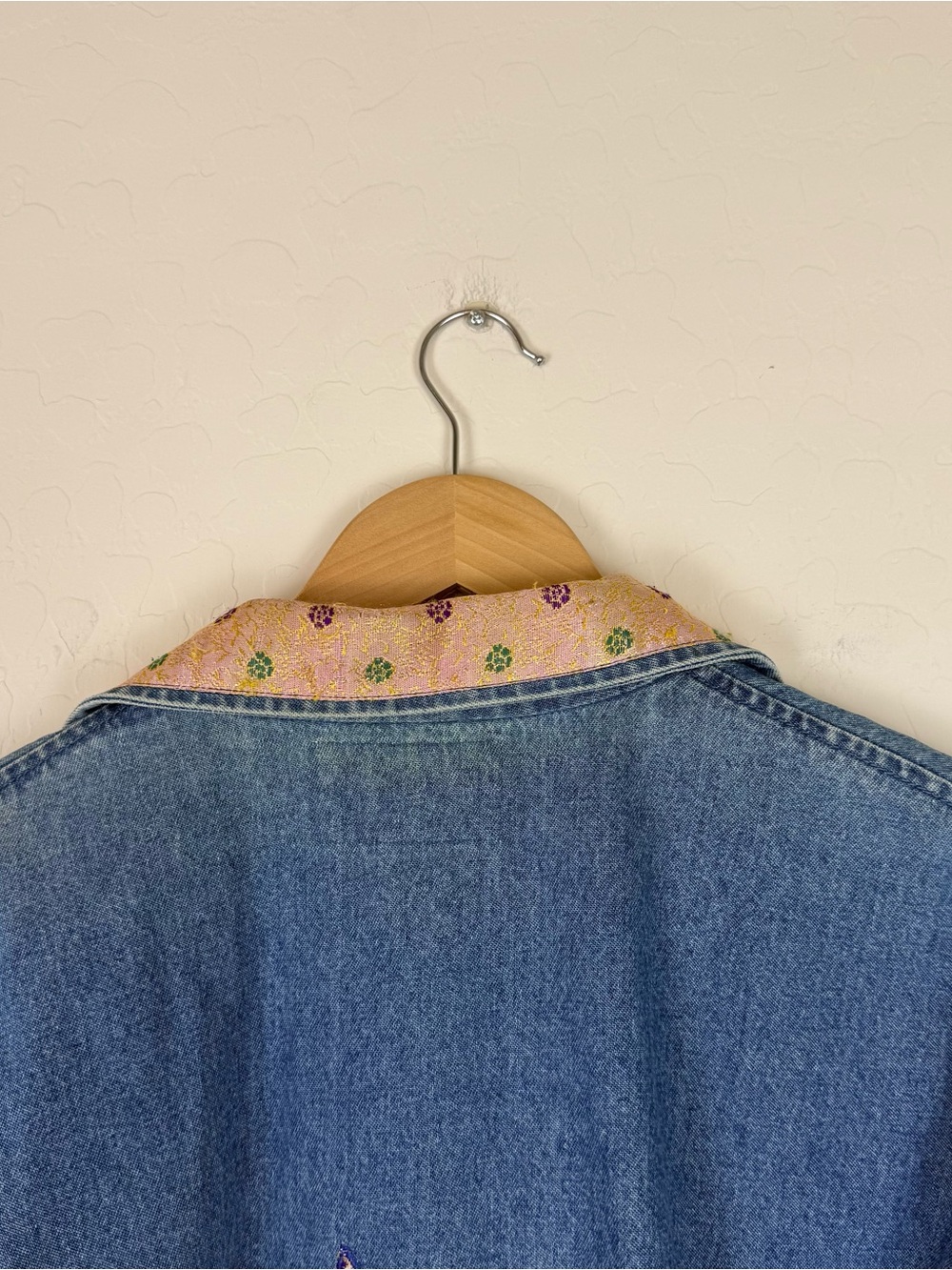 Vintage Tantrums Cat Denim Jacket Whimsy Whimsical - Picture 8 of 9